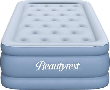 Beautyrest Colchão Posture Lux Air Bed com bomba expressa e suporte de borda elevada, 38 cm Twin