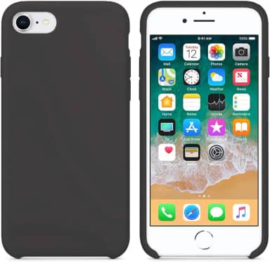 Capa Case Capinha Silicone Interior Aveludado para iPhone 7/8 / SE2 - Cinza 26