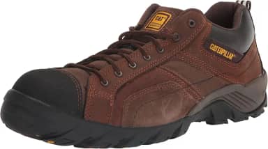 Caterpillar Men's Argon Composite-Toe Lace-Up Work Boot,Dark Brown,9 M US