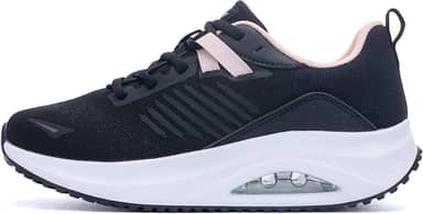 Tênis de caminhada feminino com suporte de arco ortopédico, tênis atlético para fascite plantar, alívio da dor nos pés, tamanho 36-42