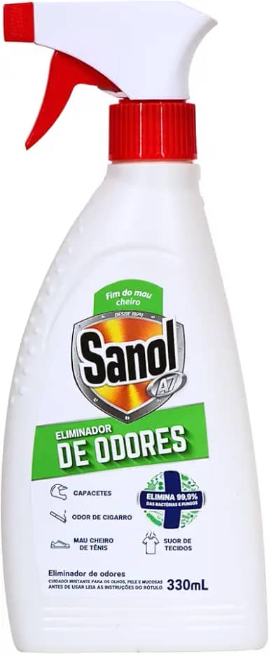 Sanol A7 - Eliminador De Odores 330 Ml Branco