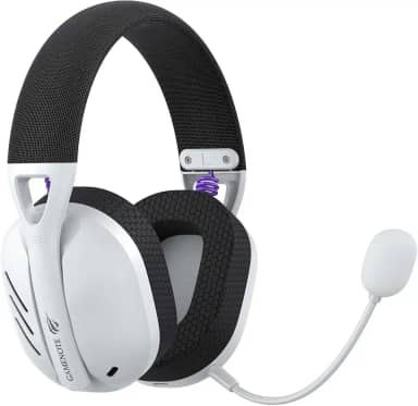 Havit Fone de Ouvido Headset Gamer Fuxi-H3 White Black, Com Fio e Sem Fio, Wireless 2,4GHz, Bluetooth, Cabo USB-C, Cabo 3,5mm. Surround, Baixa Latência, Quad-Mode