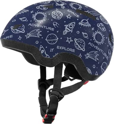 MOUNTALK Capacetes De Bicicleta Para Crianças De 1 A 4 Anos, Meninos E Meninas, Capacetes Infantis Ajustáveis, Desde Bebês/Bebês Até Crianças (Galaxy,Xs)