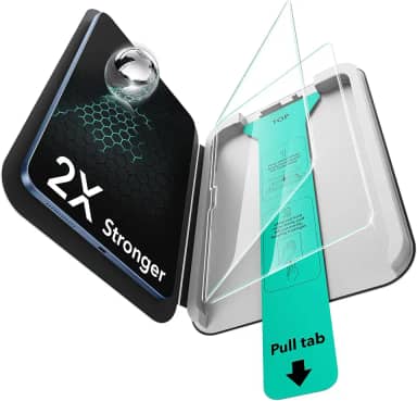 ESR Pacote com 2 protetores de tela para iPad A16 11ª/10ª geração (11 polegadas/10,9, 2025/2022), filme de vidro temperado 9H com bandeja UltraFit, suporte para Apple Pencil, resistente a arranhões