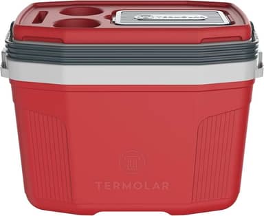 Caixa Térmica Cooler Termolar Suv Vermelha 20l Praia Pesca