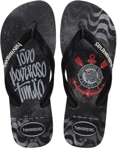Chinelo Havaianas Top Corinthians masculino