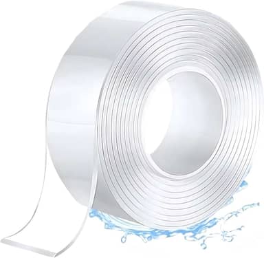 Super Fita Mágica Nano Adesiva Dupla Face Transparente Extra Forte Lavável 3M