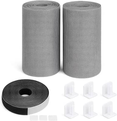 Kit Conjunto 2 Telas Mosquiteiro Proteção Janela Contra Insetos Mosquito Pernilongo Ajustável Protetora Instalação Rápida Anti-inseto Premium (1,5 X 1,8 Metros)