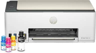 Impressora Multifuncional HP Smart Tank 583 Tanque de Tinta Colorida Wi-Fi com autorreparo, USB - Impressora, Copiadora e Scanner Cor: ‎Branco (4A8D8A)