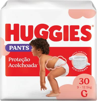 Fralda Huggies Supreme Care Roupinha G - 30 fraldas