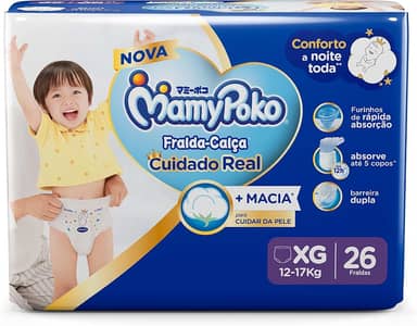 MamyPoko Fralda-Calça Premium Seca Xg 26 Unidades