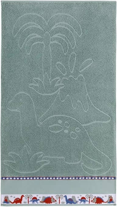 Toalha de Banho Infantil 1,20m x 0,68m Algodão Tecido Grosso Verde