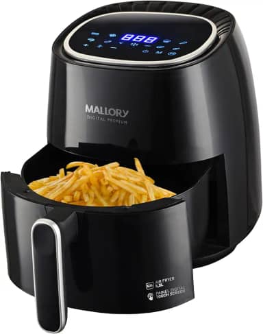 Fritadeira Mallory Air Fryer Digital Premium 5,5Litros - Painel 100% Digital - 1500W de Potência - 127V
