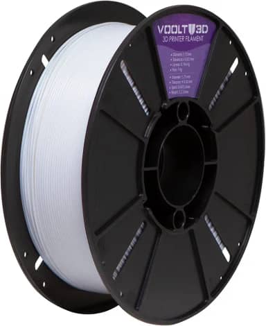 Filamento PETG Branco Dental Premium 1kg - 1.75Mm Voolt 3D Para Impressora 3D