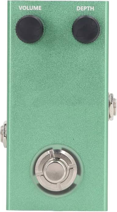 RiToEasysports Pedal de Guitarra, Processador de Efeito Vibrato de Liga de Alumínio Com Controle de Botão para Desempenho de Guitarra Elétrica