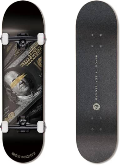 Skate de bordo minoritário de 81 cm | Skate truque para iniciantes, intermediários e profissionais