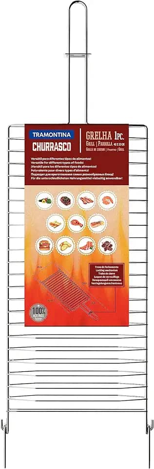 Grelha para Churrasco Tramontina 26480004 72x23 Inox