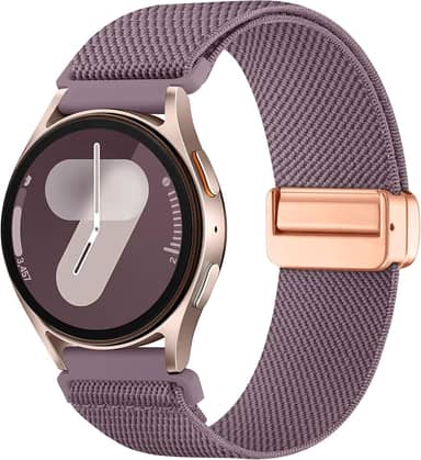 Easuny Pulseiras magnéticas elásticas para Samsung Galaxy Watch 7 6 5 4 FE de 40 mm e 44 mm/Galaxy Watch 6 4 Classic de 42 mm, 46 mm, 43 mm e 47 mm/Galaxy 5 Pro de 45 mm/Active 2, pulseira esportiva