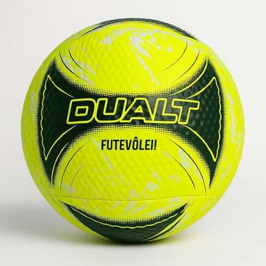 Bola de Futevôlei Dualt Futmesa Altinha PVC Resistente - Amarelo