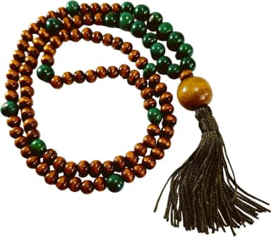 Japamala 108 Contas Madeira e Semente de Açaí