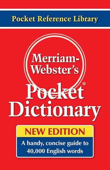 Merriam-Webster's Pocket Dictionary