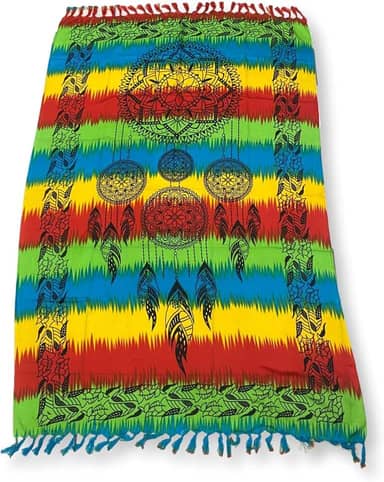 Canga de Praia Poliéster Estampa Filtro dos Sonhos Colorida