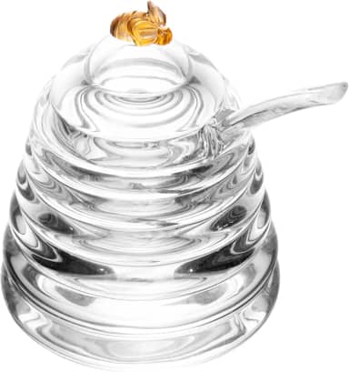 LYOR - Açucareiro de Cristal Ecológico Little Bee 9cm x 9cm x 9,5cm