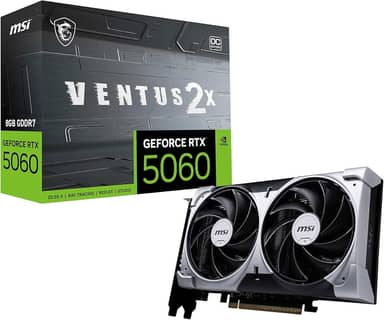 MSI GeForce RTX 5060 Ventus 2X OC (8GB GDDR7/PCI Express 5.0/2535MHz/28000MHz)
