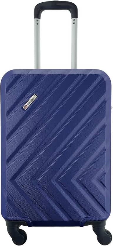 Mala de Bordo 10kg ABS 4 Rodas 360 Cadeado Gladiador Essential D2MB (Azul Marinho)