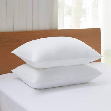 Acanva Pacote com 2 almofadas de cama Hotel Collection luxuosas inserções macias para dormir - respiráveis e confortáveis para quem dorme de barriga para trás, padrão (pacote com 2),