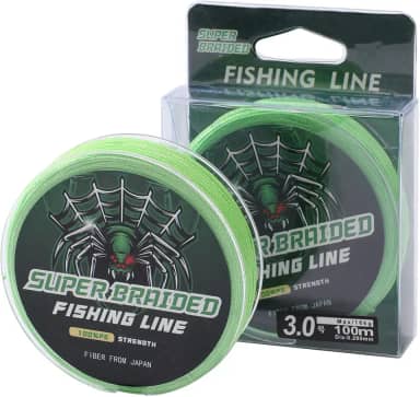 Linha De Pesca Multifilamento 100m PE 4 Fios Linha Trançada 4X Verde Cinza 10lb 16lb 20lb 40lb