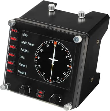 Controle Profissional para Simulação em Painel de Instrumentos LCD FLIGHT INSTRUMENT PANEL