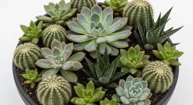 50 Sementes de Suculentas Sortidas – Mix Exótico para Jardim Moderno