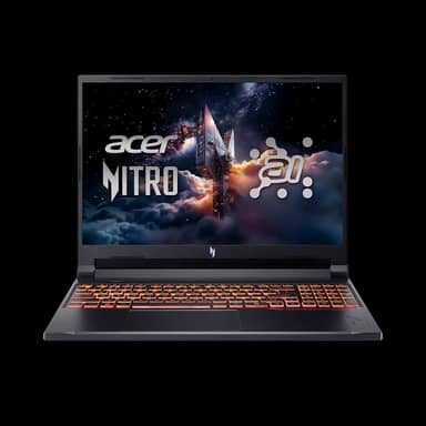 acer Nitro V 16 AI WUXGA (1920 x 1200) IPS 180Hz Gaming Laptop AI PC, processador AMD Ryzen 5 240, NVIDIA GeForce RTX 5050 8GB GDDR7 VRAM, 16GB RAM, 512GB SSD, (16 polegadas, R5, RTX5050)