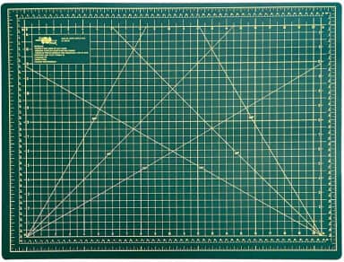 Base Para Corte De Mesa A2 Dupla Face Patchwork Artesanato (Verde)