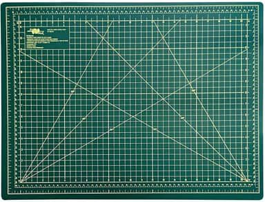 Base Para Corte De Mesa A2 Dupla Face Patchwork Artesanato (Verde)