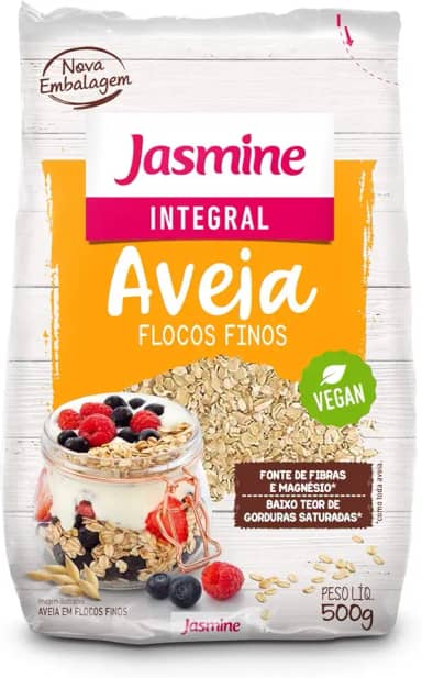 Jasmine Aveia Flocos Finos Integral 400g