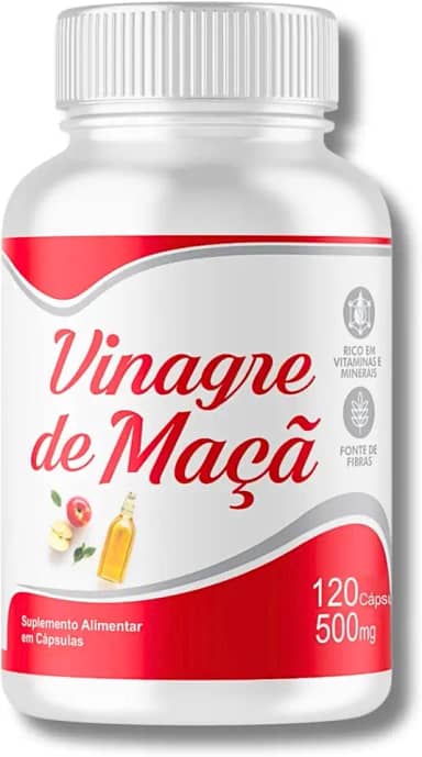 Vinagre de Maçã Original 120 Cápsulas 500mg