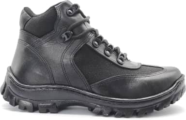 Coturno Militar Preto Operacional De Couro Tático 503 Preto