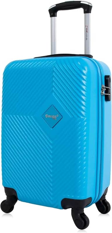 Mala de viagem bordo pequena 10kg Zug Swiss Move Azul