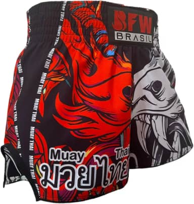 Short Muay Thai Tailandês Unissex - Fúria Bfw