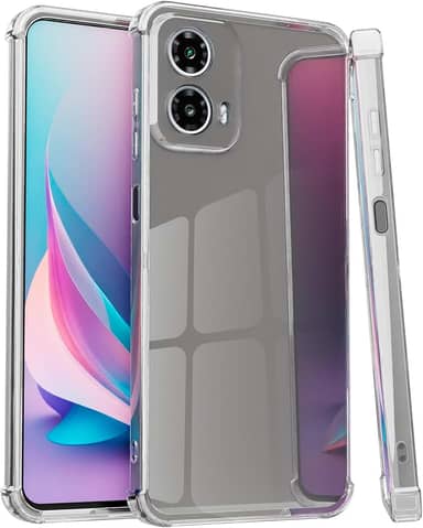 Capa Case TPU Transparente Compatível Motorola Moto G35 Anti Impacto Shock Choque Alta Proteção Premium