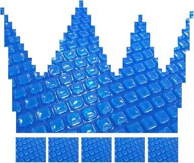 Lona Capa Termica Para Piscina 5x4 Manta Plastica 300 Micras Cores:Azul