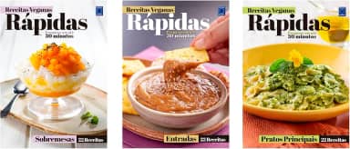 Receitas Veganas Rápidas - Coleção 3 Volumes