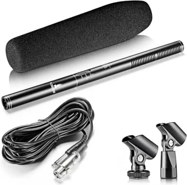 Microfone HT-81 Lorben Shotgun Super Unidirecional Ultra Cardioide Condensador GT944