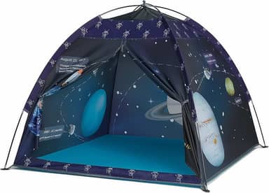 Barraca Space World Play-Kids Galaxy Dome para meninos e meninas, brinquedo imaginativo, astronauta para crianças, diversão interna e externa, 119 x 119 x 109 cm
