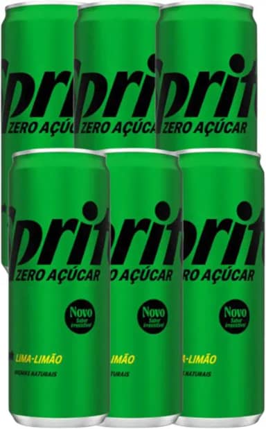 Sprite Zero Açúcar Lata 310ml - Pack com 6 Unidades