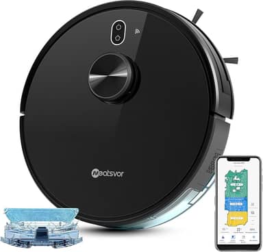 X600 Robô Aspirador Inteligente com Mapeamento a Laser, Sucção 3000Pa, Passa Pano Robo Aspirador, App Wi-Fi, Controle por Voz Amazon Alexa/Assistente do Google, Depósito de Água 350ml, Caixote 600ml