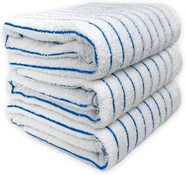 Kit 03 Toalha de Banho Grossa Praia Hotel 440g/m² Costura Dupla Reforçada