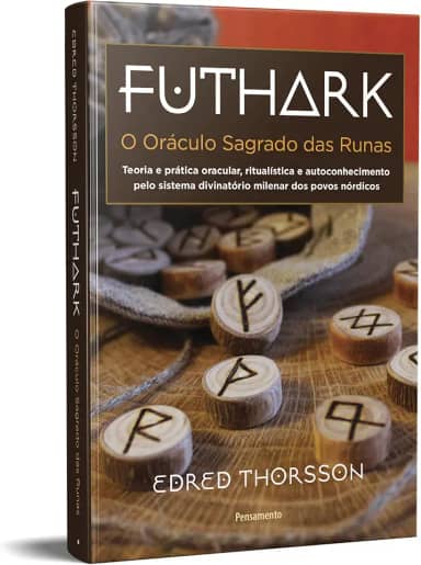 Futhark - Caixa com Livro + 24 Runas: o Oráculo Sagrado das Runas